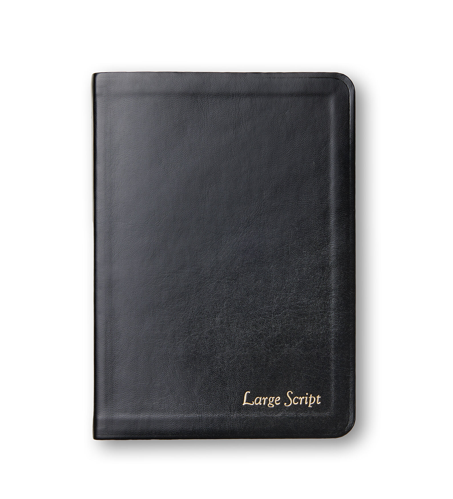 Quad Combination Simulated Leather, Large, Indexed Black - CHURCH