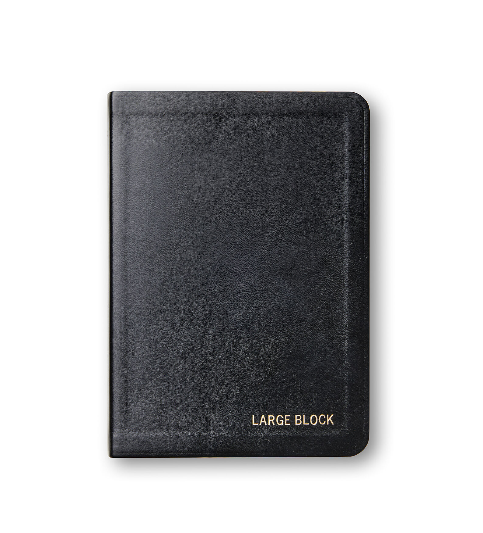 Quad Combination Simulated Leather, Large, Indexed Black - CHURCH