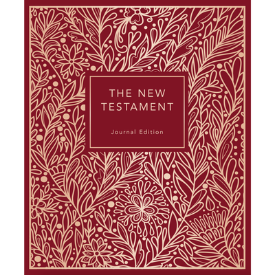 The New Testament, Journal Edition, Burgundy (Unlined)