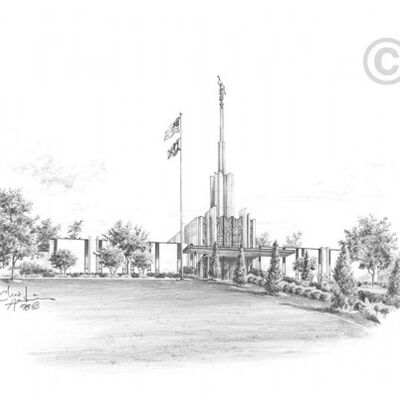 Atlanta Temple Sketch