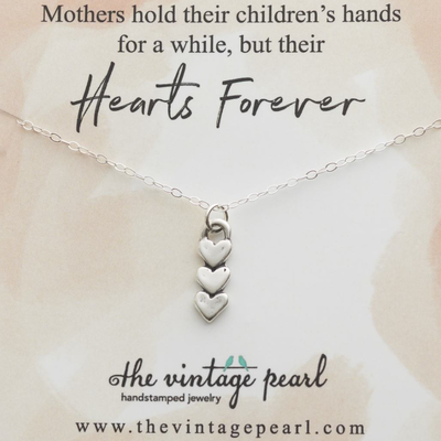 Three Hearts Forever Necklace