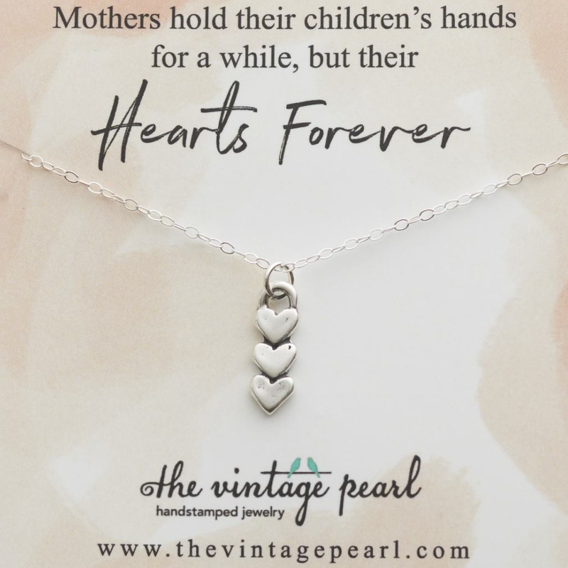 Three Hearts Forever Necklace, , large image number 0