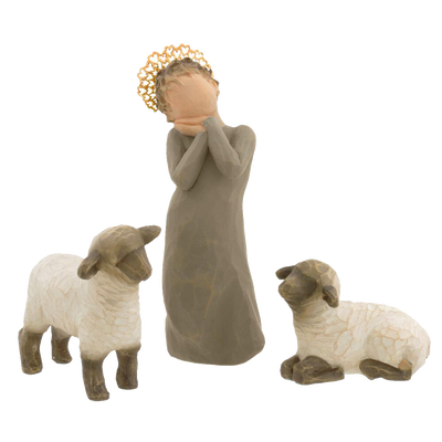 Nativity Little Shepherdess Figurine