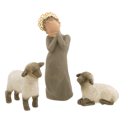 Nativity Little Shepherdess Figurine