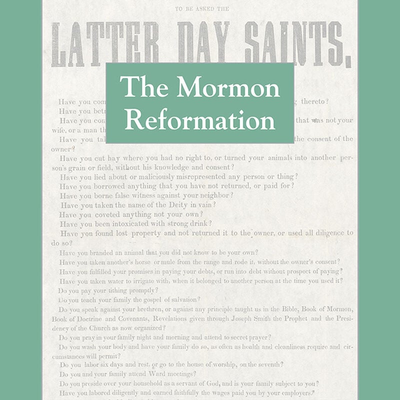 The Mormon Reformation, , large image number 0