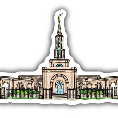 Sticker Sacramento Temple