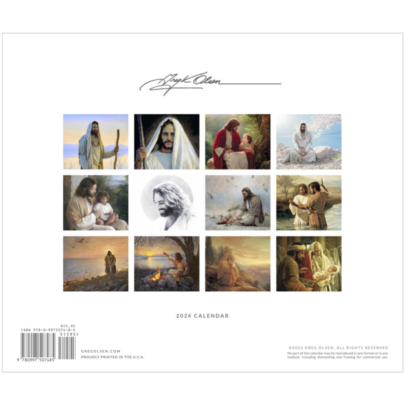 2024 Greg Olsen Calendar