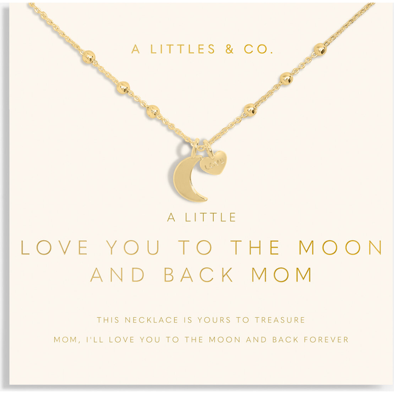 Love You to the Moon and Back Mom Necklace