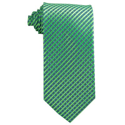 Youth Green/Blue Stripe Necktie