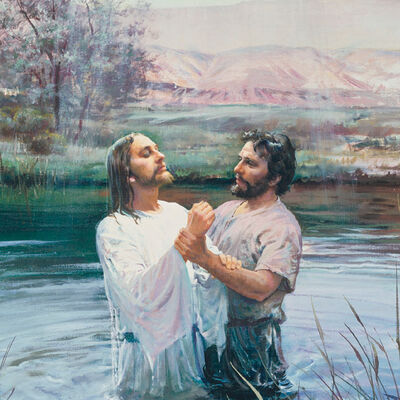 John Baptizing Jesus Program Cover