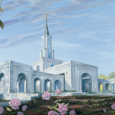 Sacramento Temple Color Sketch