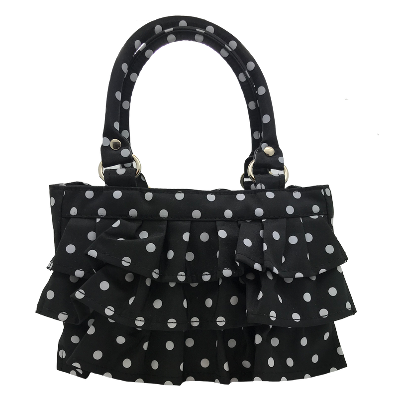 Polka Dot Ruffle Scripture Tote, , large image number 2