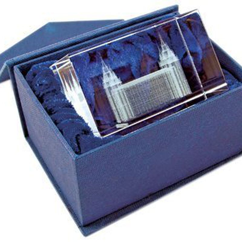 Salt Lake Temple Crystal Cube, , large image number 2