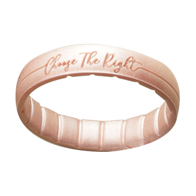 Silicone Thin Rose Gold CTR Ring