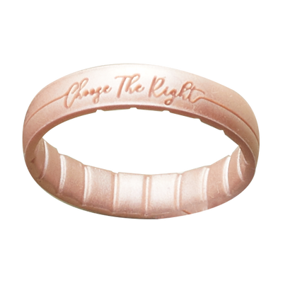 Silicone Thin Rose Gold CTR Ring