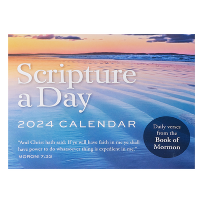 2024 Scripture a Day Book of Mormon Desk Calendar
