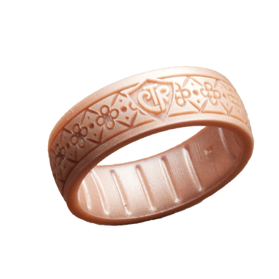 Silicone Celtic Wrap Rose Gold CTR Ring