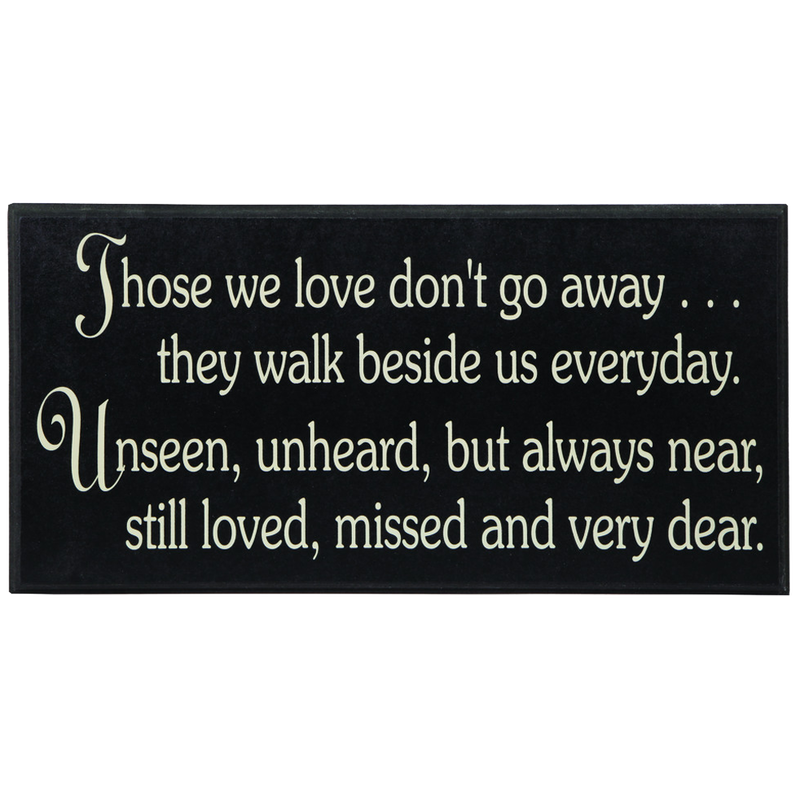 Those We Love (9x18 Plaque), , large image number 0
