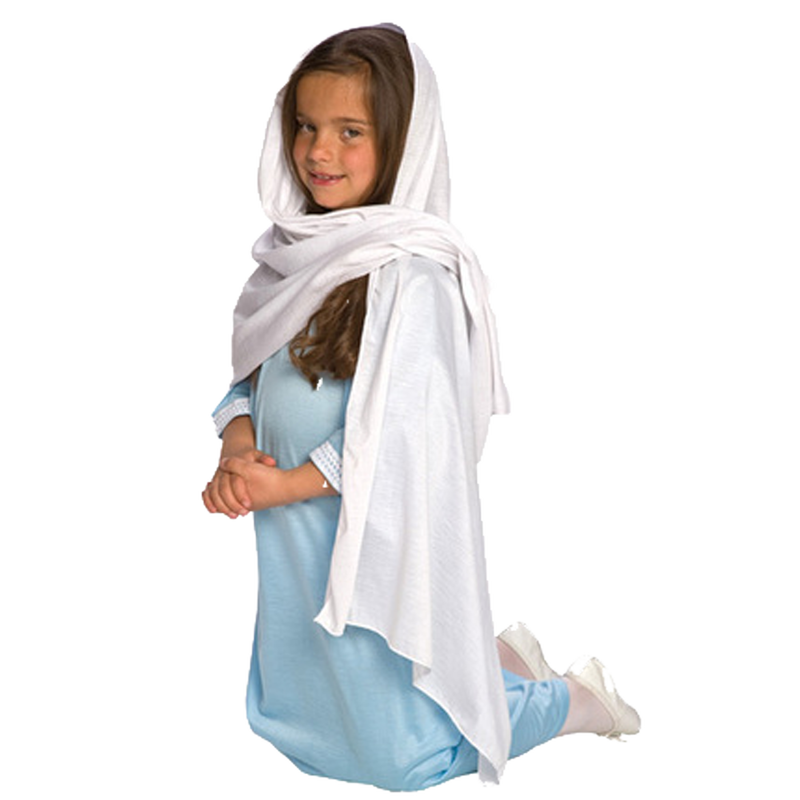 Children's Nativity Mary Costume, , large image number 0