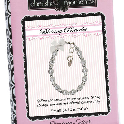 Pearls and Crystal Blessing Bracelet