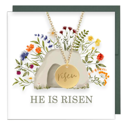 He is Risen Necklace