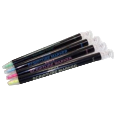 Dry Marker Package: 4 Colors Scripture Marker