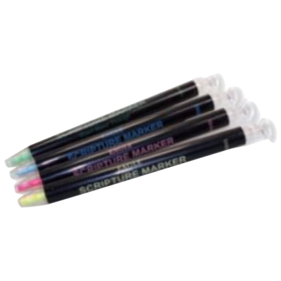 Dry Marker Package: 4 Colors Scripture Marker