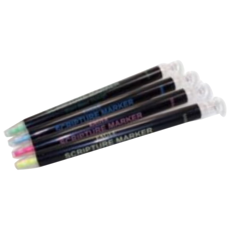 Dry Marker Package: 4 Colors Scripture Marker, , large image number 0