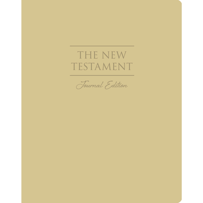 The New Testament, Journal Edition, Large Print Faux Leather (No Index)