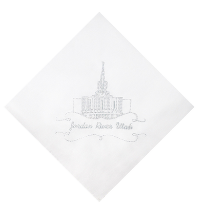 Jordan River Temple Men's Handkerchief