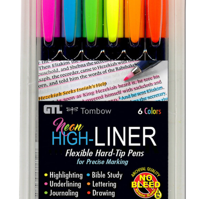 Neon Hard-Tip Highlighters
