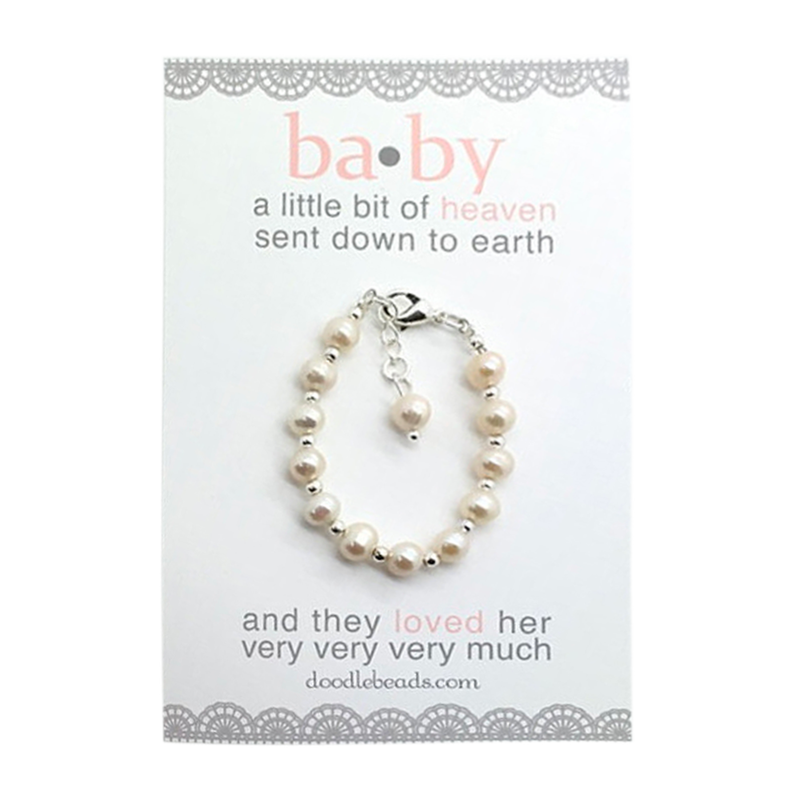 Pearl Baby Blessing Bracelet, , large image number 1