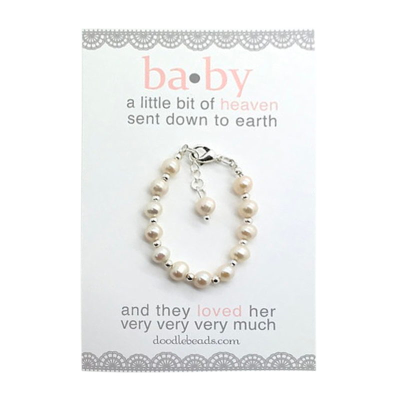 Pearl Baby Blessing Bracelet, , large image number 1