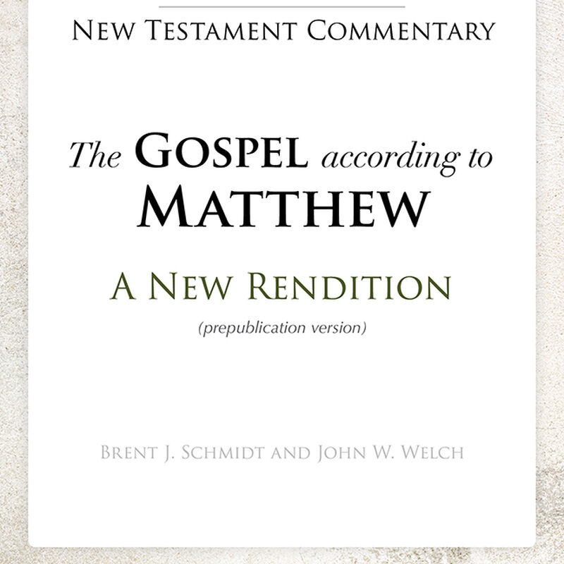 The Gospel according to Matthew: A New Rendition, , large image number 1