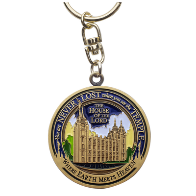 Salt Lake Utah Temple Keyring, , large