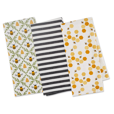 Little Bees Dish Towel (Set of 3)