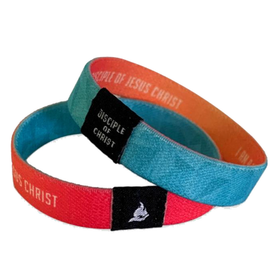 I Am a Disciple 2024 Youth Theme Reversible Woven Bracelet