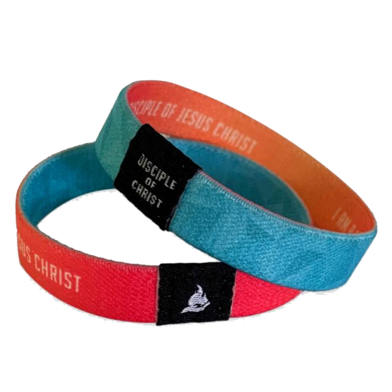 I Am a Disciple 2024 Youth Theme Reversible Woven Bracelet