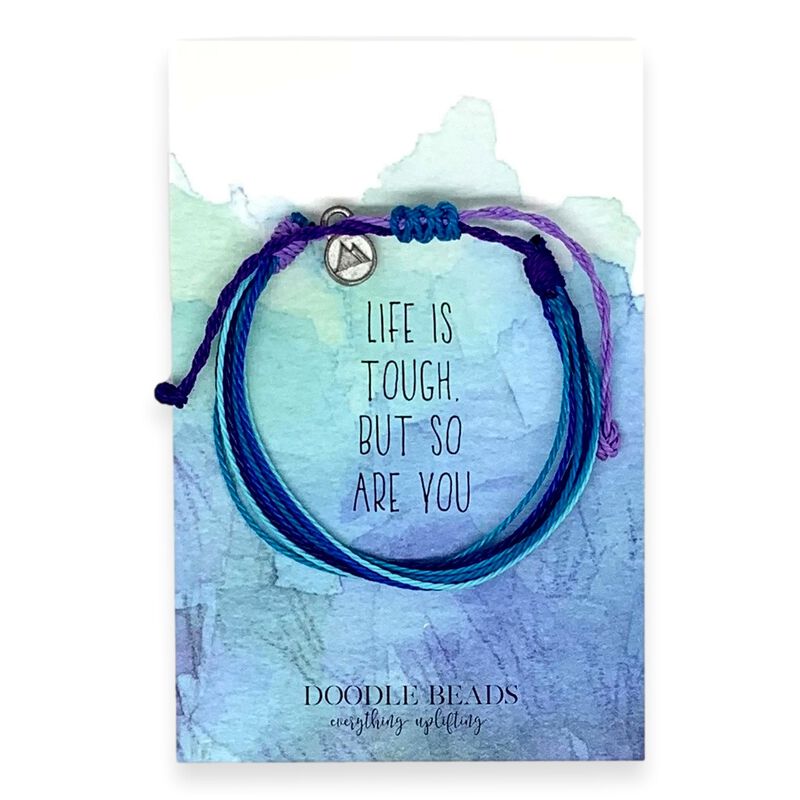 Life is Tough Thread Bracelet, , large image number 0