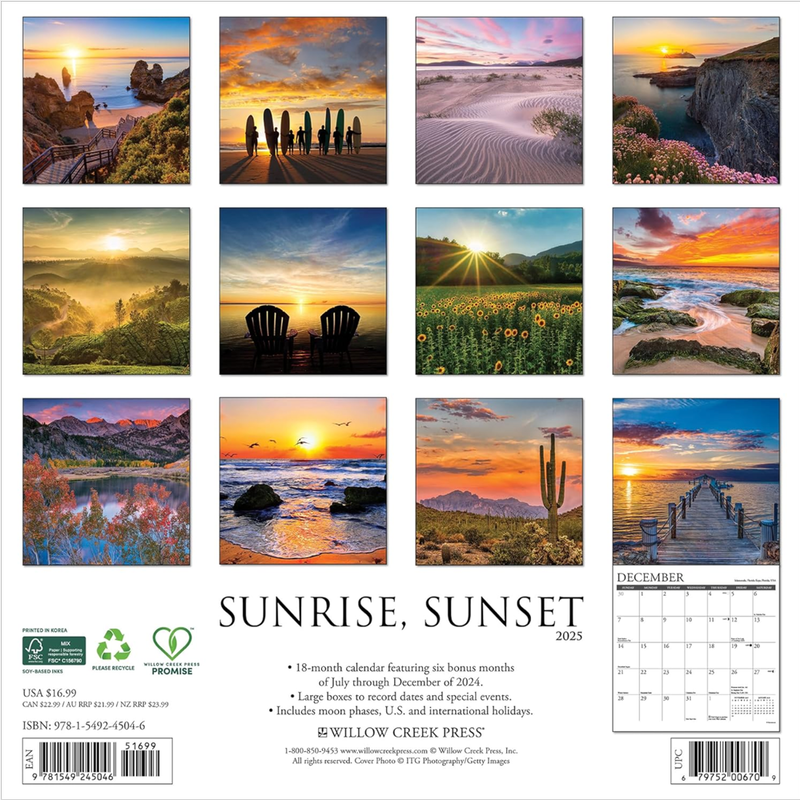 2025-sunrise-sunset-wall-calendar