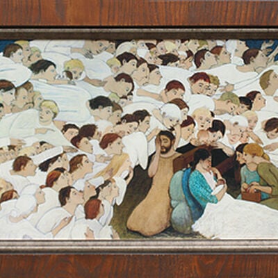 Nativity (16x32 Framed Art)