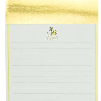 Bee Happy Notepad