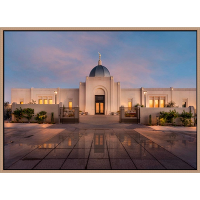 Covenant Path Temple: Tucson Temple (30x41 Framed Canvas Giclee)