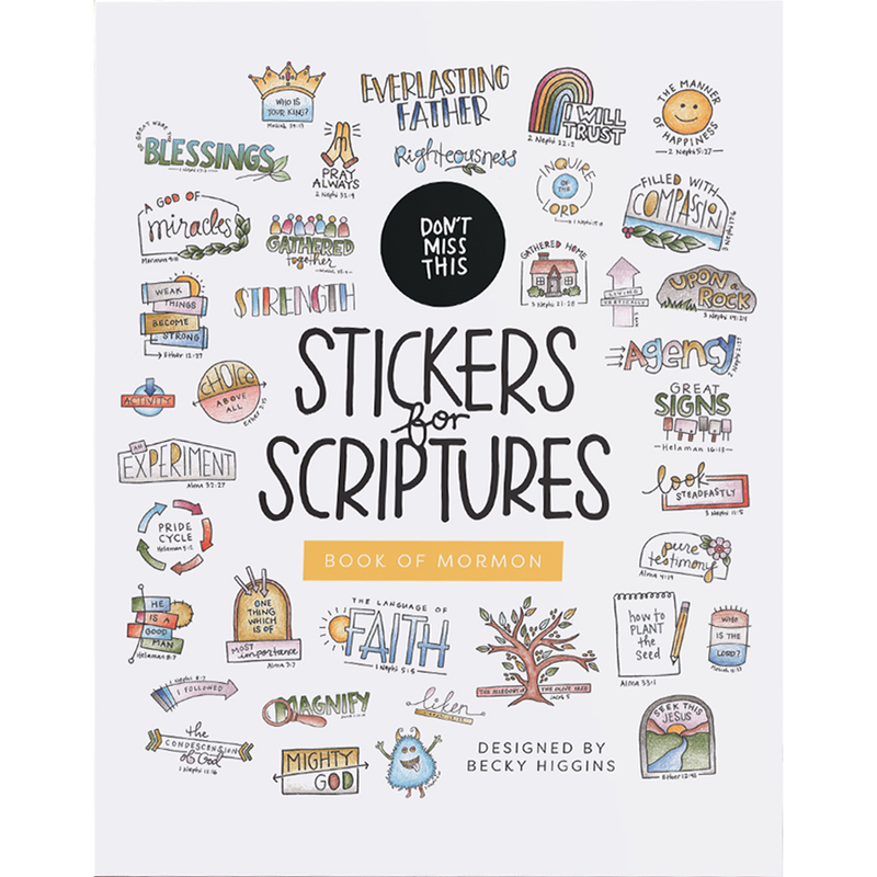 Don't Miss This Stickers for the Book of Mormon 2024