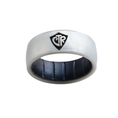 Silicone Shield Two Tone Pearl and Black Pearl CTR Ring