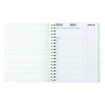 True Blue Weekly Meal Planner Notebook, , large