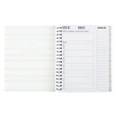 True Blue Weekly Meal Planner Notebook, , large