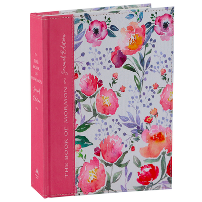 The Book of Mormon, Journal Edition, Pink Floral (No Index)