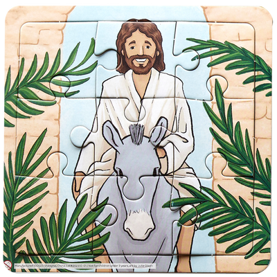 Riding Into Jerusalem 9 Piece Puzzle