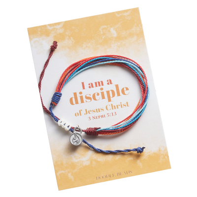 I Am a Disciple 2024 Youth Theme Reversible Woven Bracelet